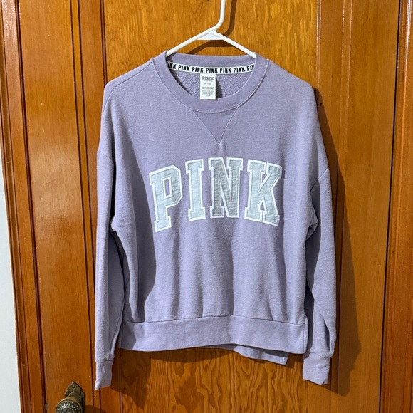 PINK Victoria's Secret Lavender Sweatshirt - Picture 1 of 4